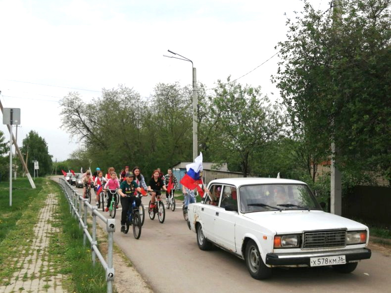 В Степнянском поселении прошел велопробег.